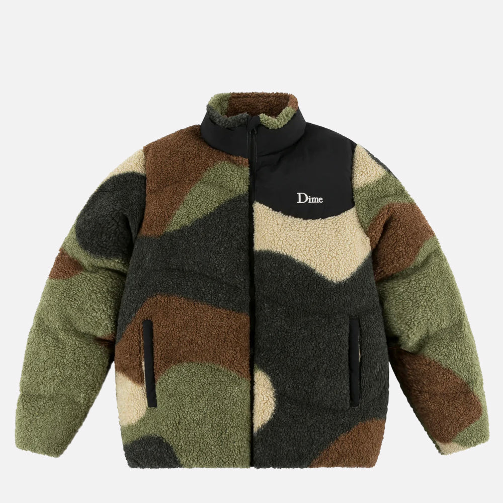 Dime jacket Sherpa Puffer camo