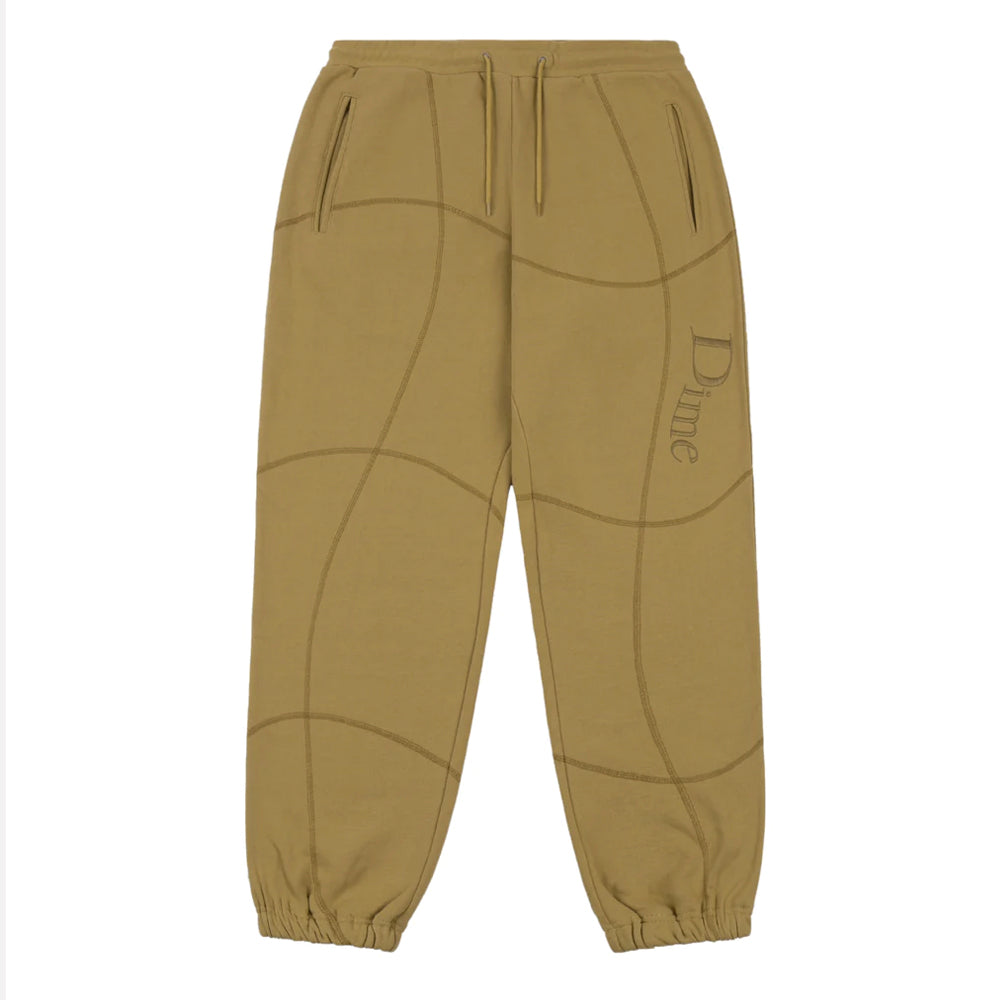 Dime sweatpant Warp gold