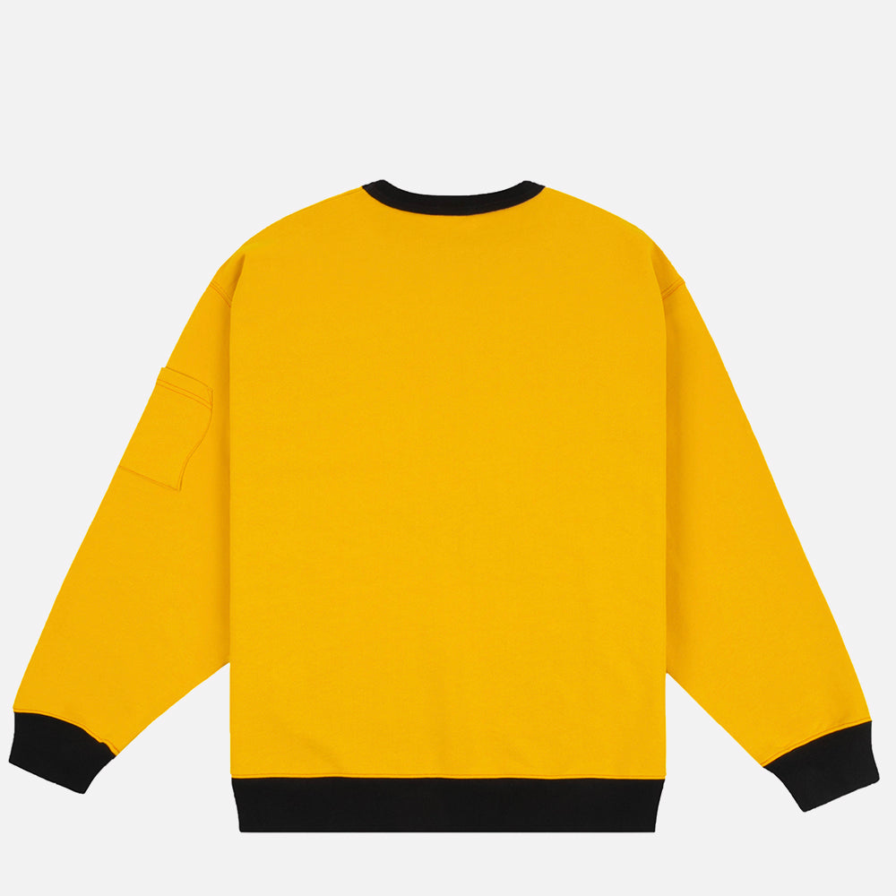 Dime crewneck French Terry Pocket yellow