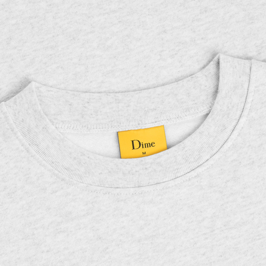 Dime crewneck Classic Logo ash