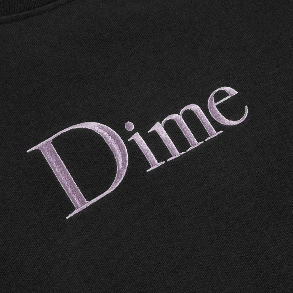 Dime crewneck Classic Logo black