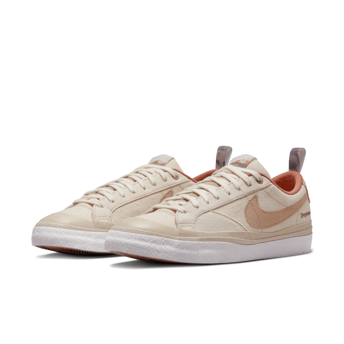 Nike SB Blazer Low X Doyenne QS coconut milk rattan limestone rattan