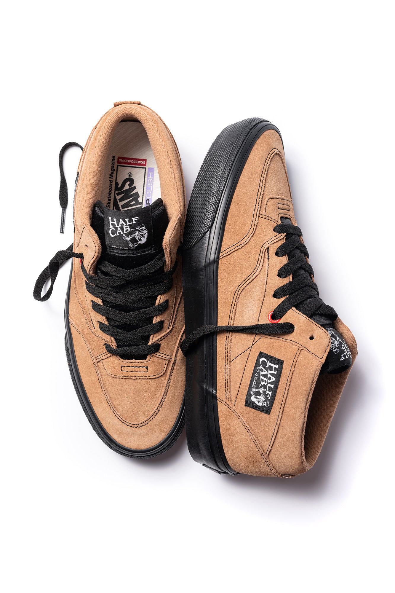 Vans X Free Skatemag Half-Cab 92' brown black