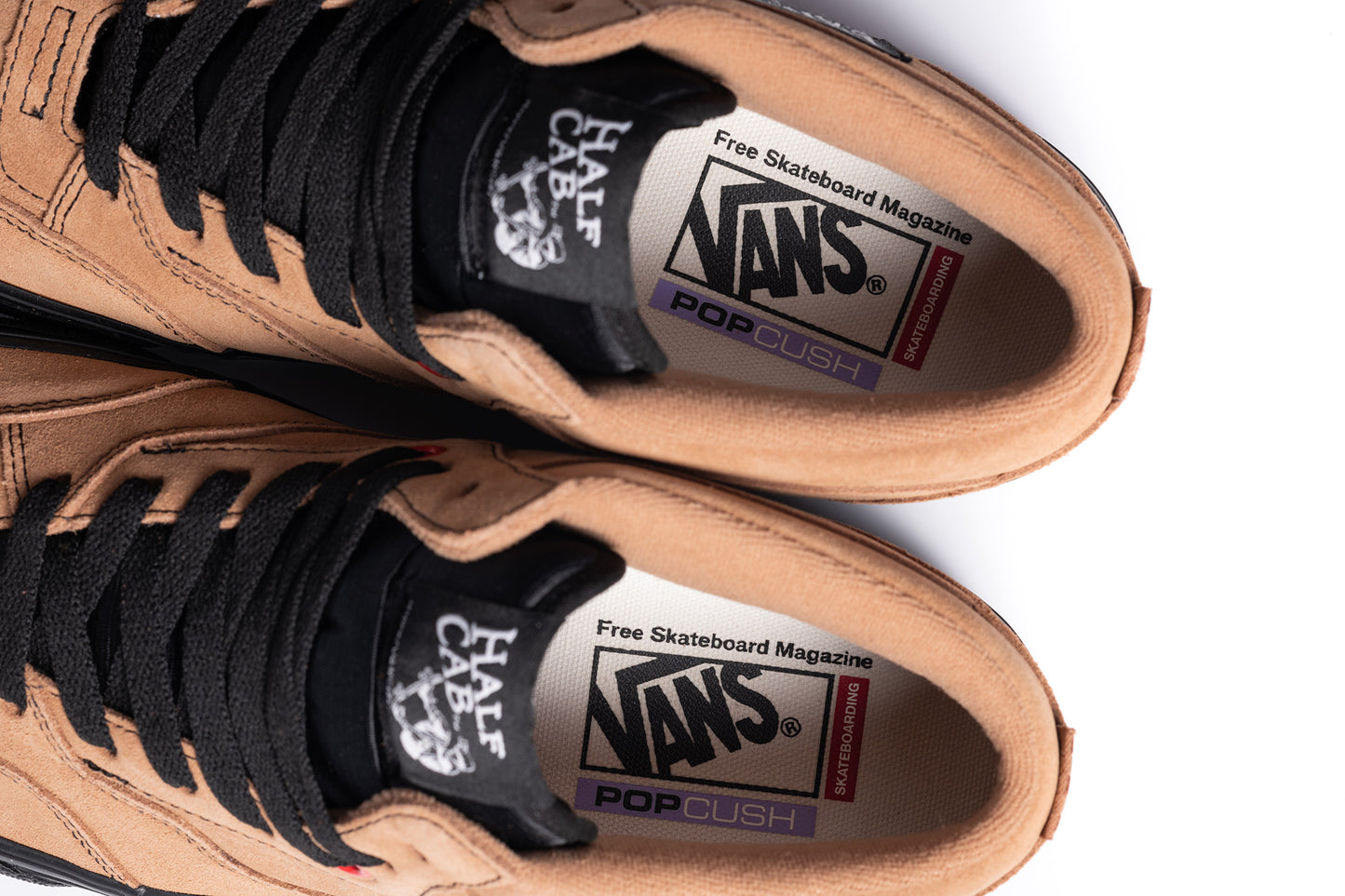 Vans X Free Skatemag Half-Cab 92' brown black