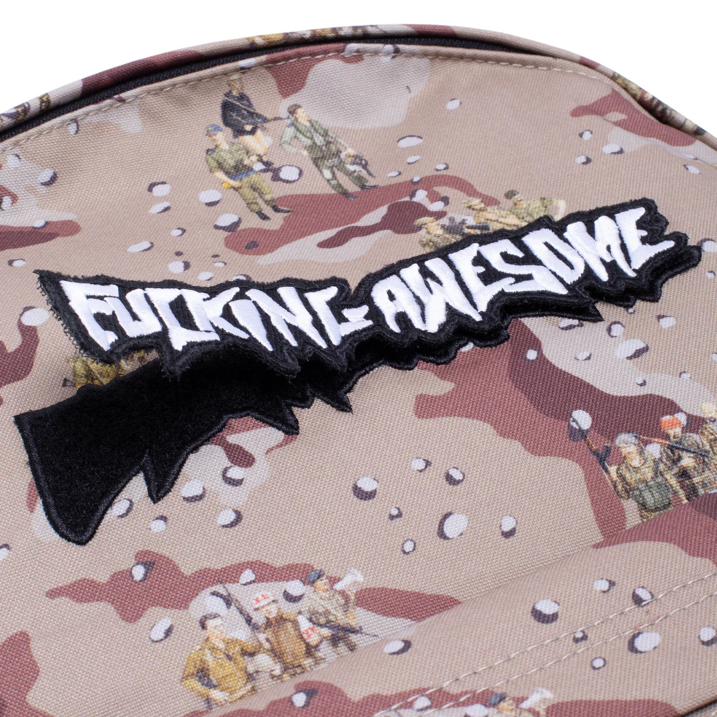Fucking Awesome Velcro Stamp backpack soldier camo