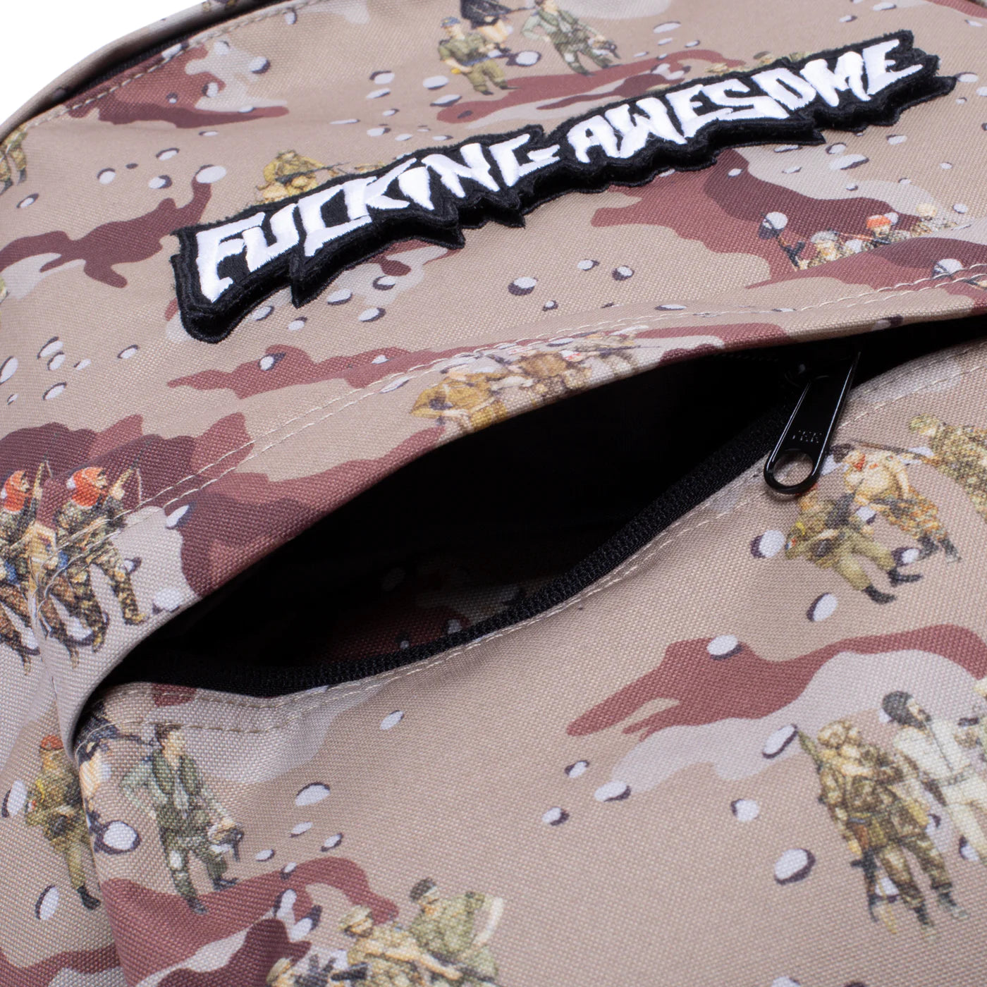 Fucking Awesome Velcro Stamp backpack soldier camo