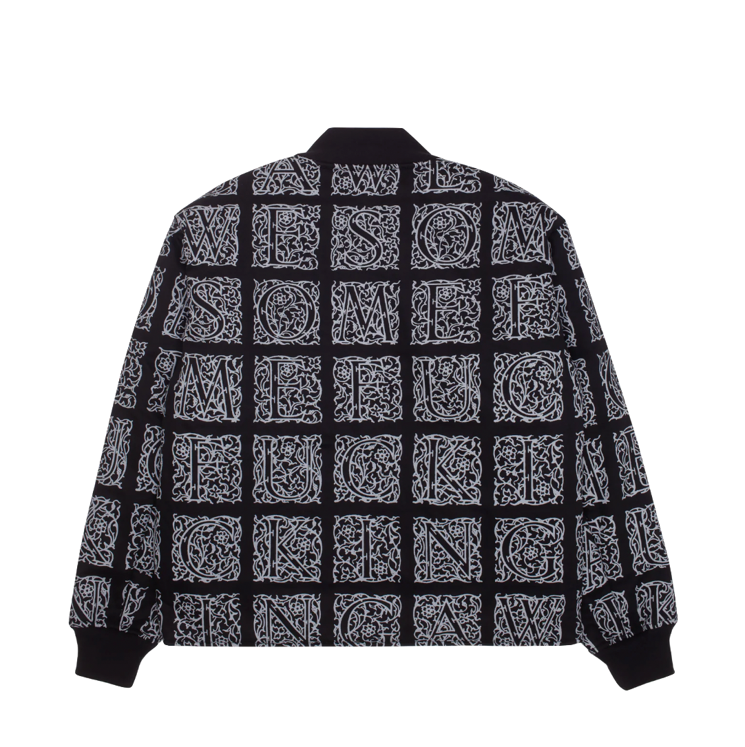 Fucking Awesome jacket Filigree Bomber black