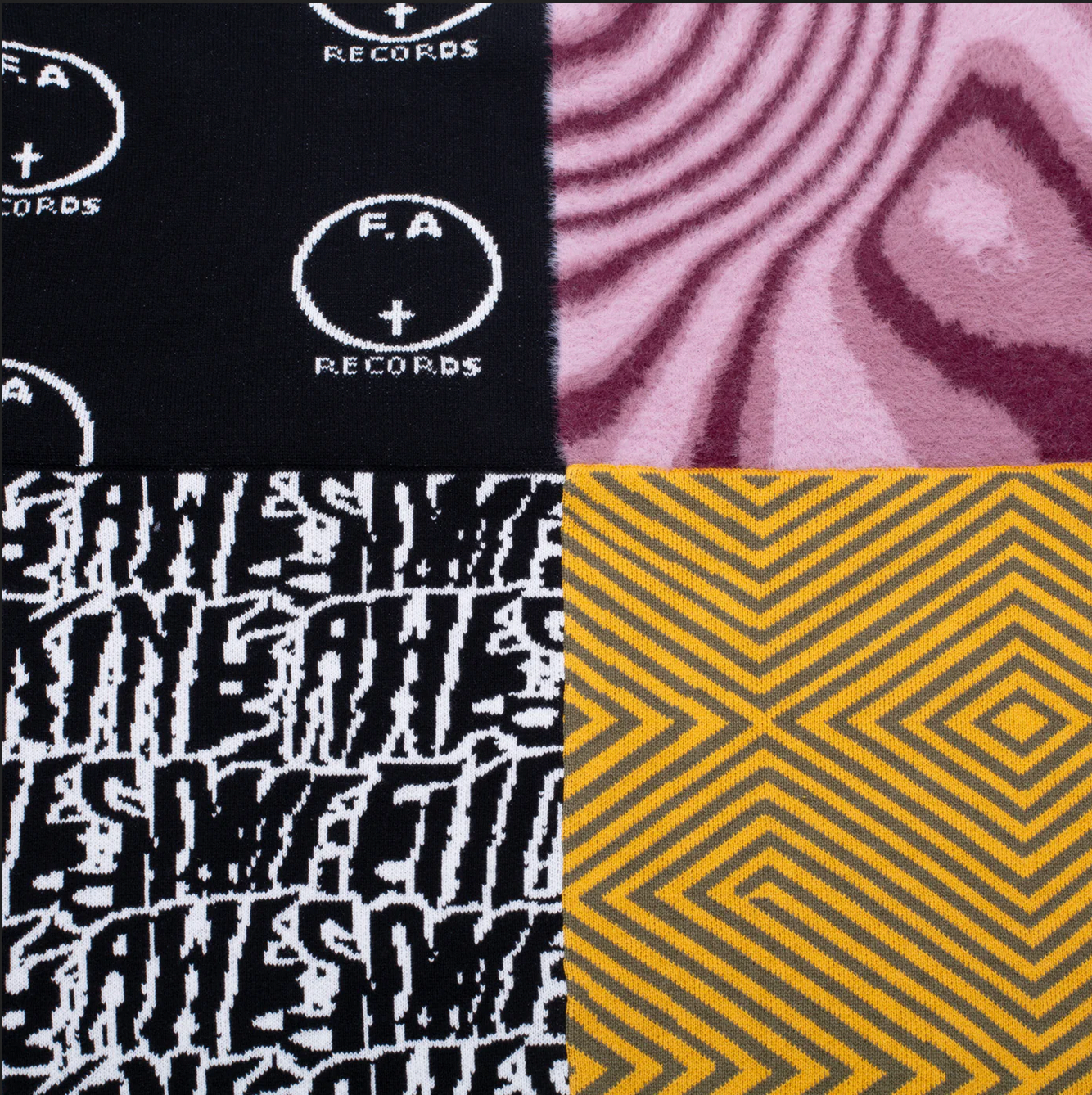 Fucking Awesome sweater Cult Of Personnality AOP multicolor