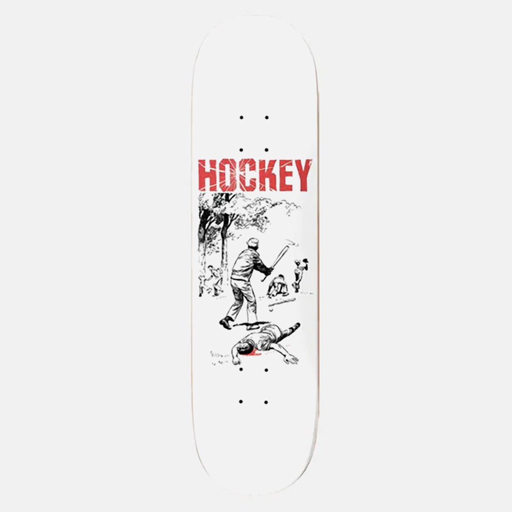 Hockey deck Baseball white 8"