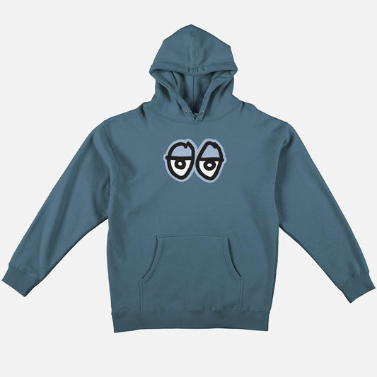 Krooked hoodie Eyes LG slate blue