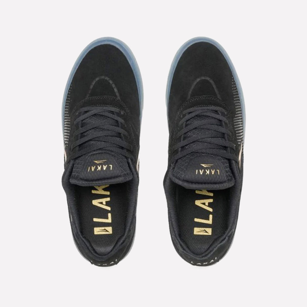 Lakai Essex black gold suede