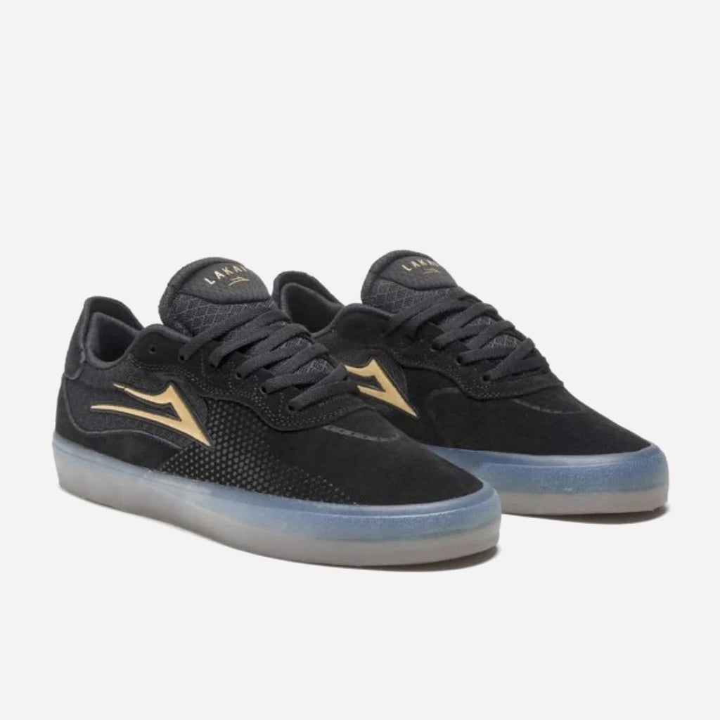 Lakai Essex black gold suede