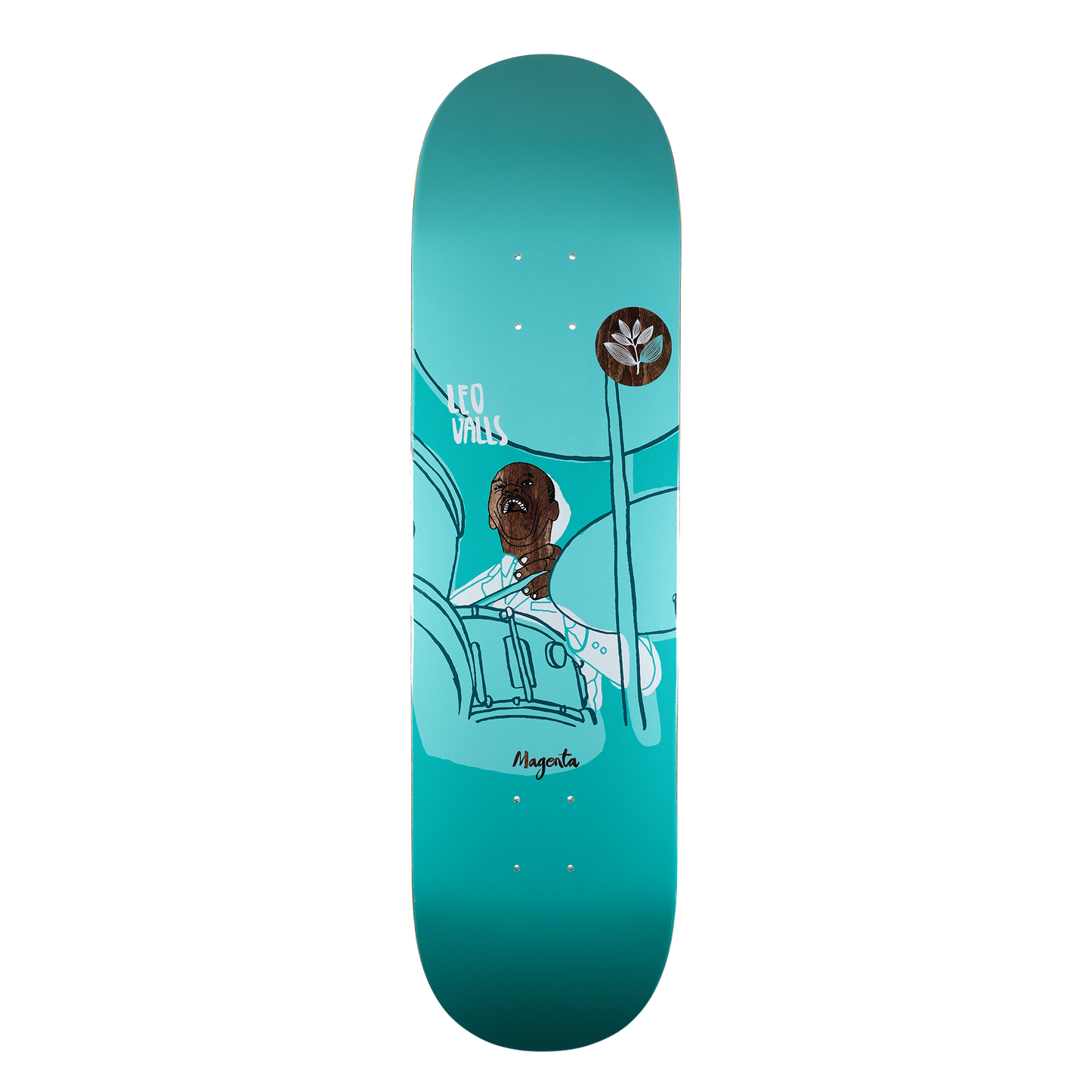Magenta deck Leo Valls Free Jazz 8.25"