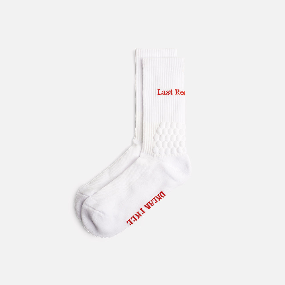 Last Resort AB socks Right Angle Bubble white