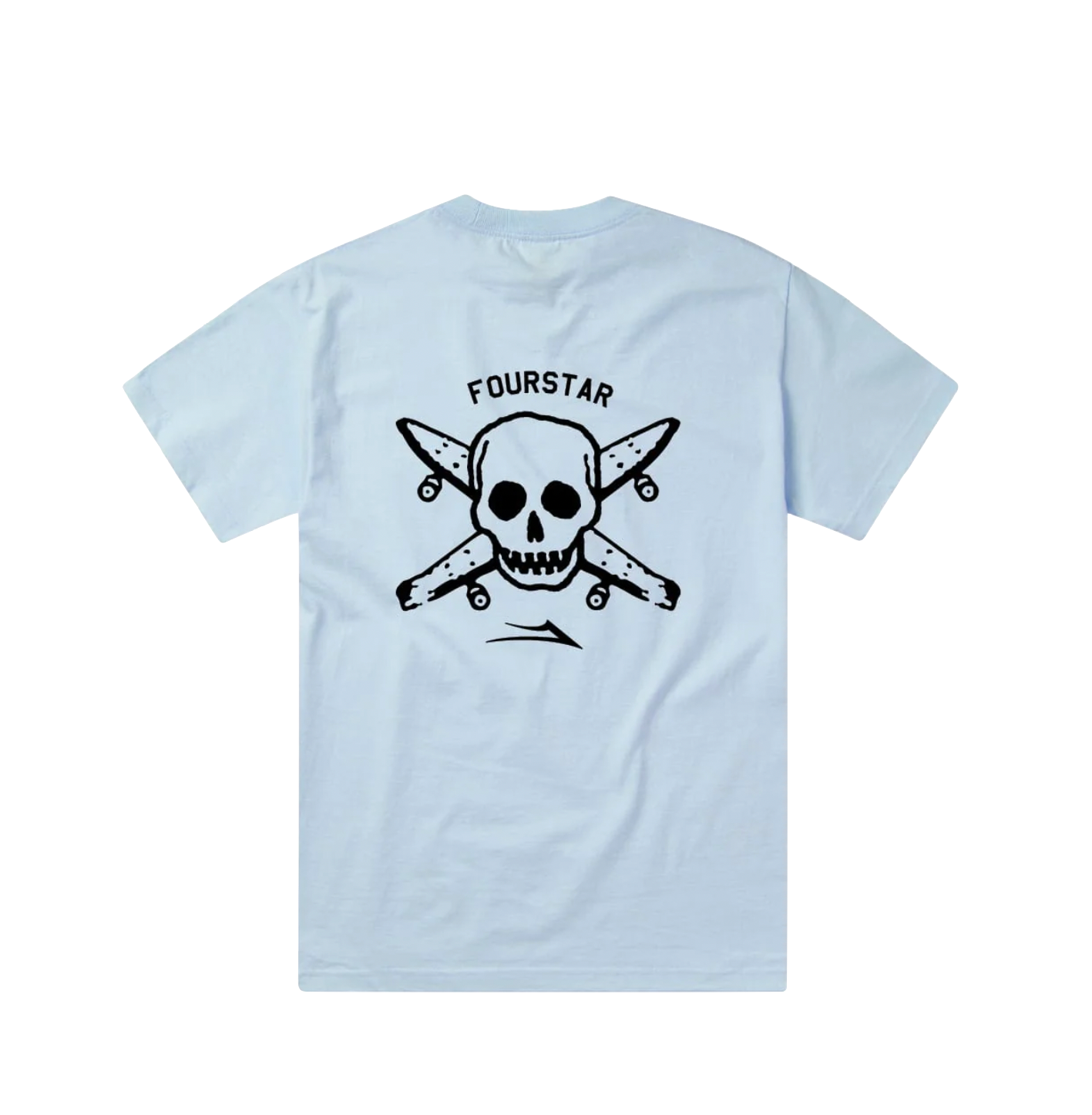 Lakai tee Street Pirate light blue