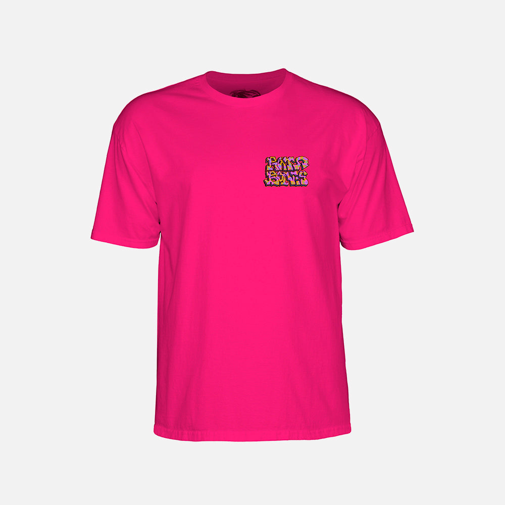 Powell-Peralta Rat Bones Graffiti tee hot pink