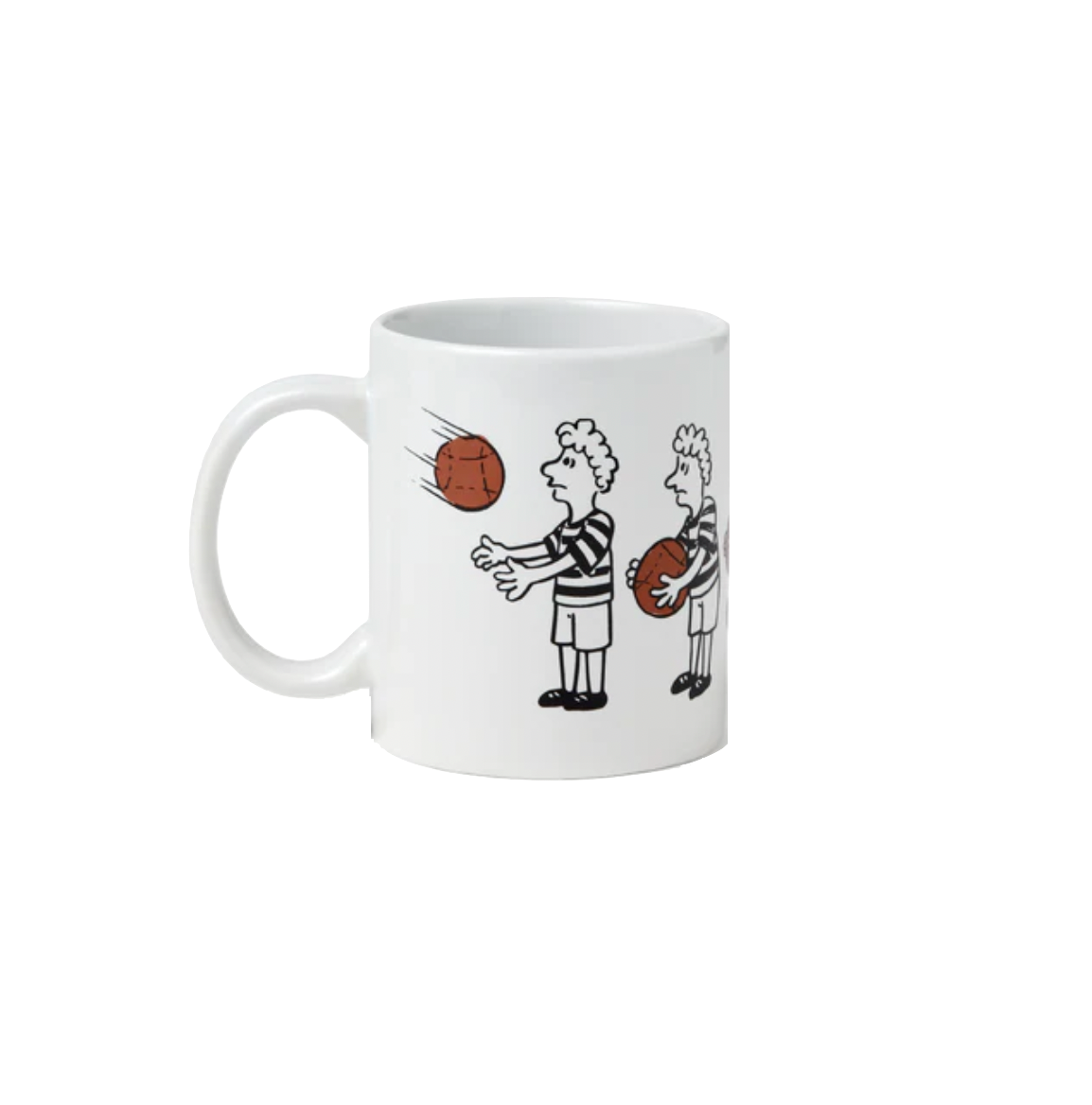 Polar Skate Co mug Basketball white multi