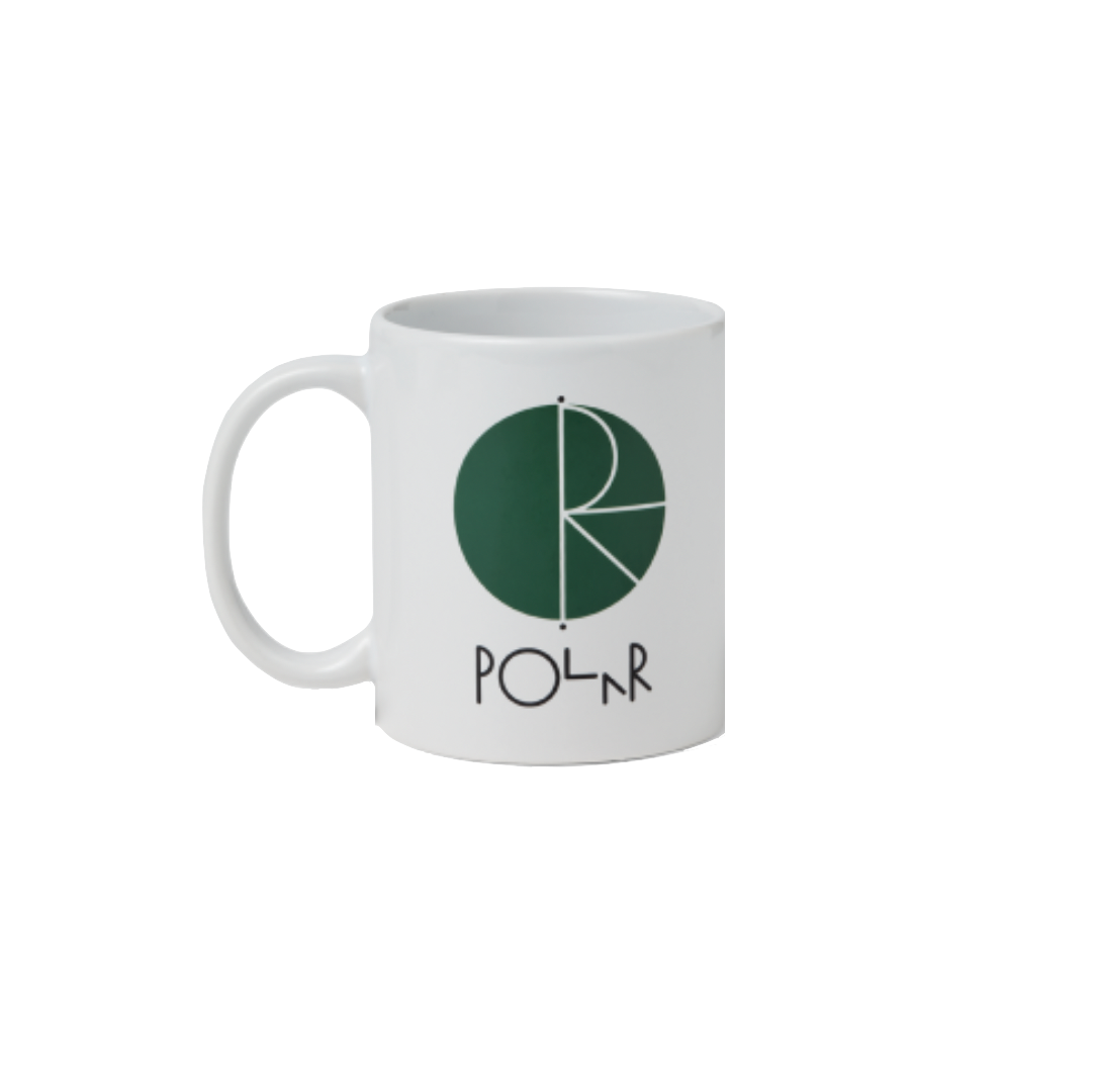 Polar mug Fill Logo white green