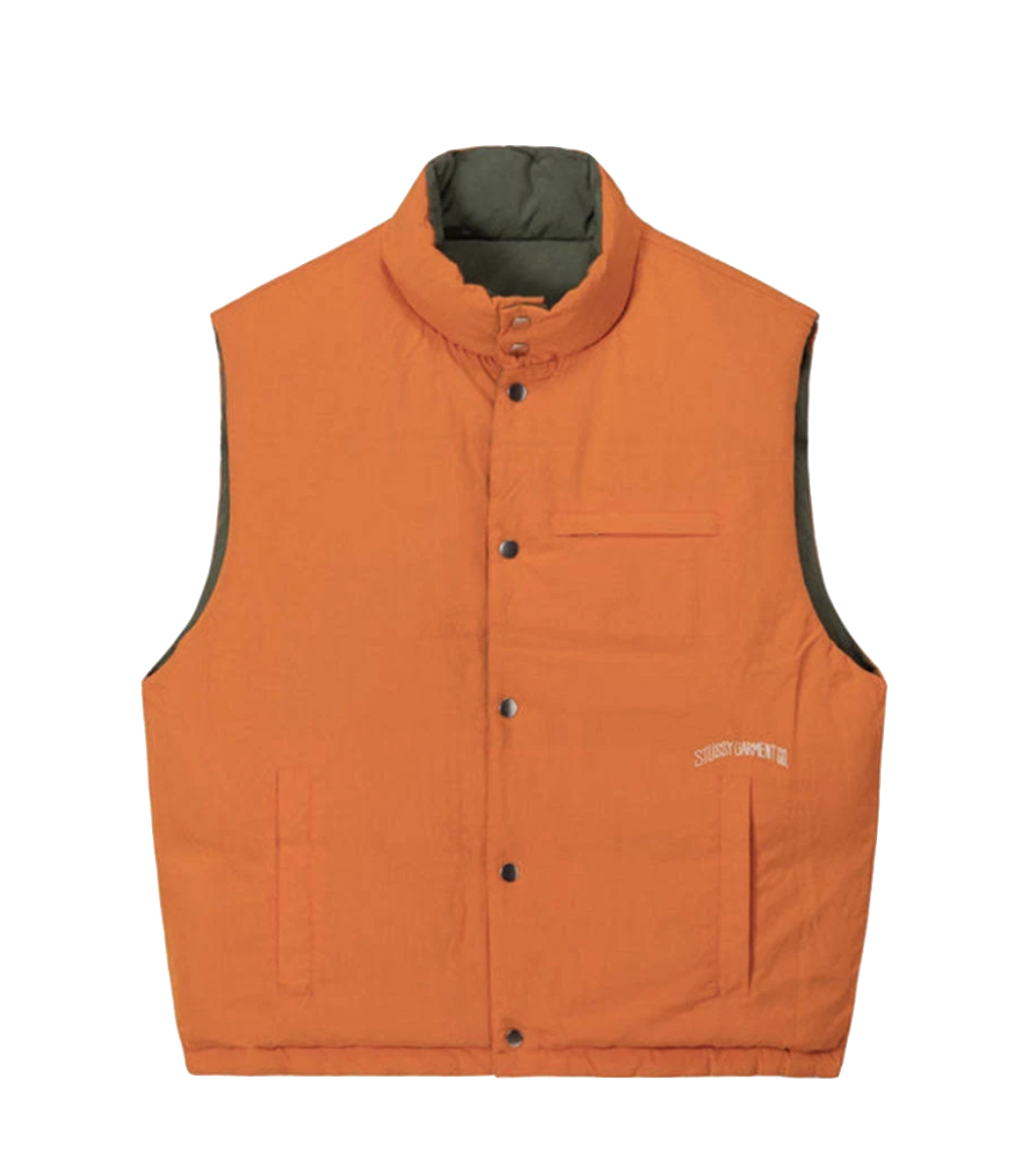Stüssy Reversible Down Workgear Vest jacket olive