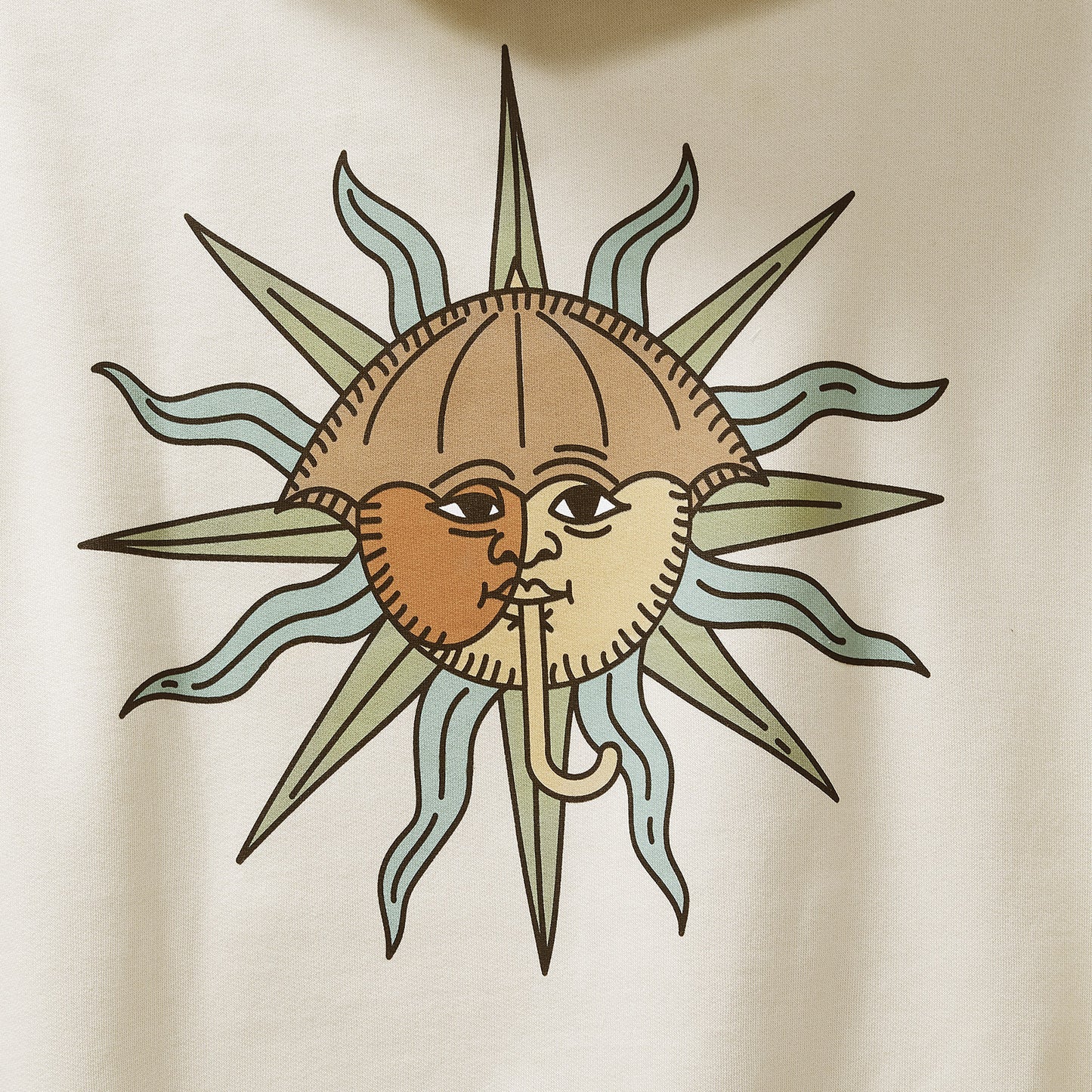 Hélas hoodie Tarot beige