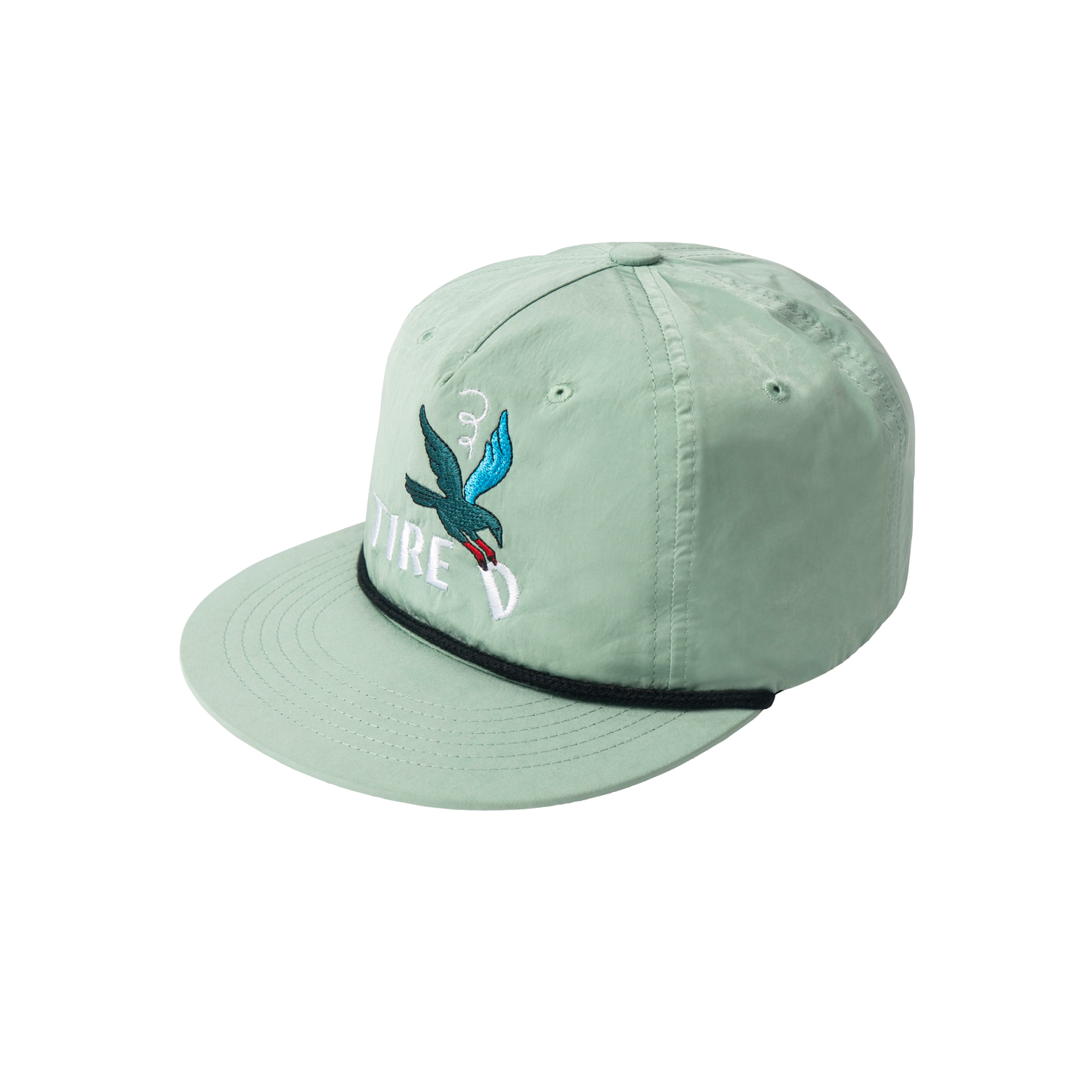 Tired Oh Hell No Bird cap green