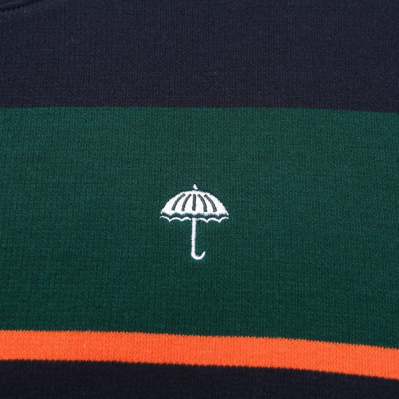 Hélas tee L/S Bands navy green