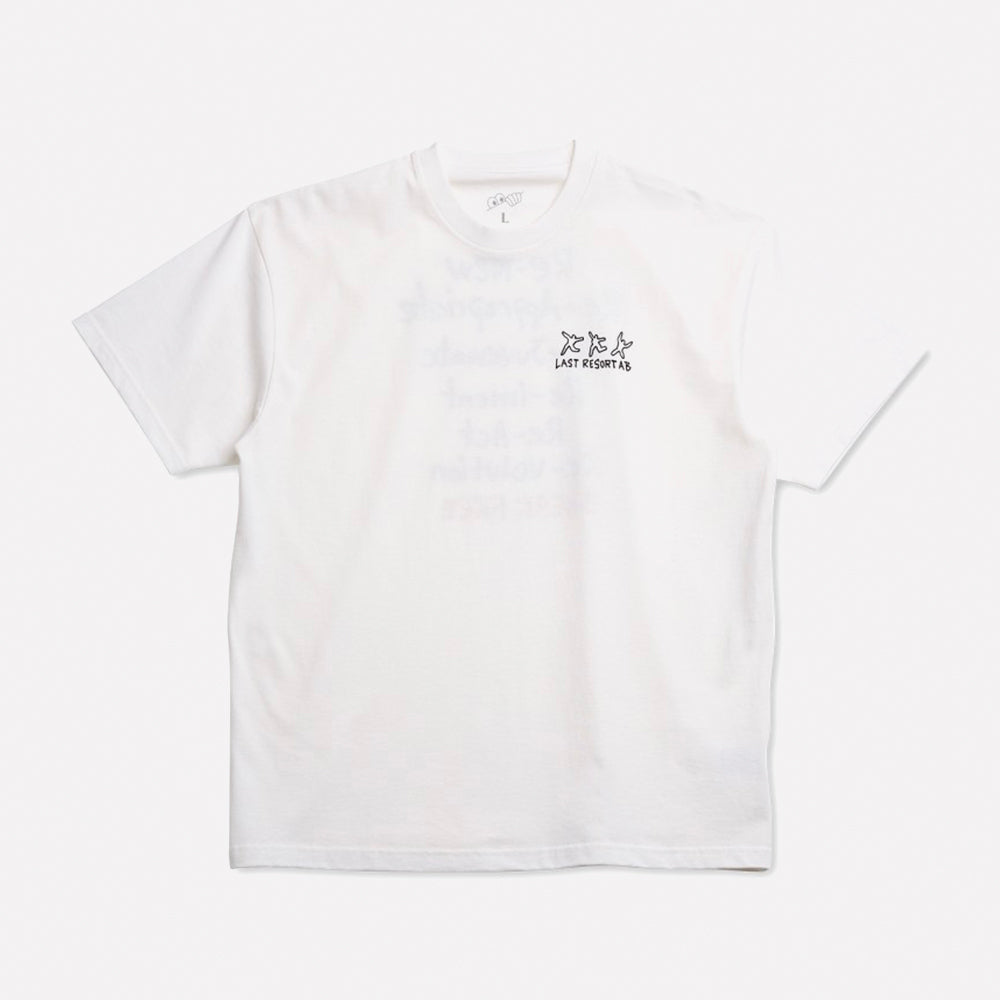 Last Resort AB tee Message white