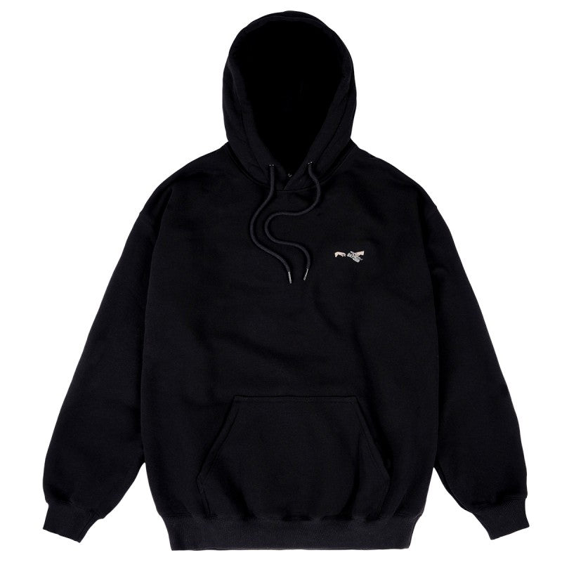 Magenta hoodie God's Plan black