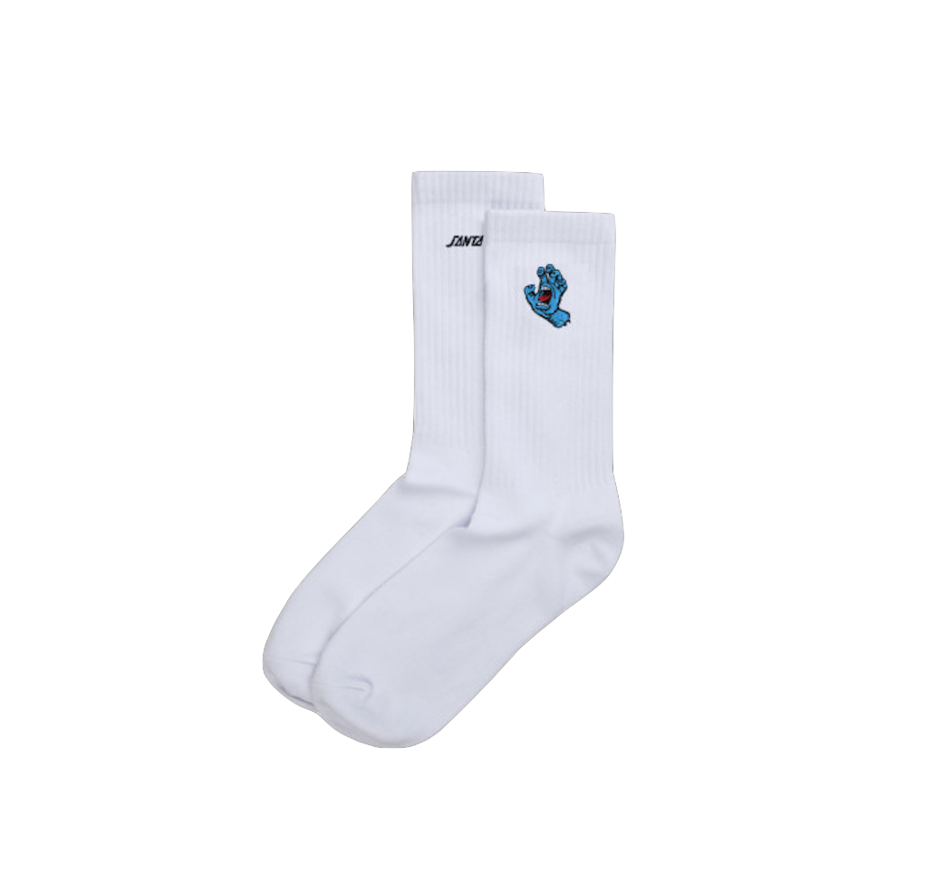 Santa Cruz Mini Hand socks white
