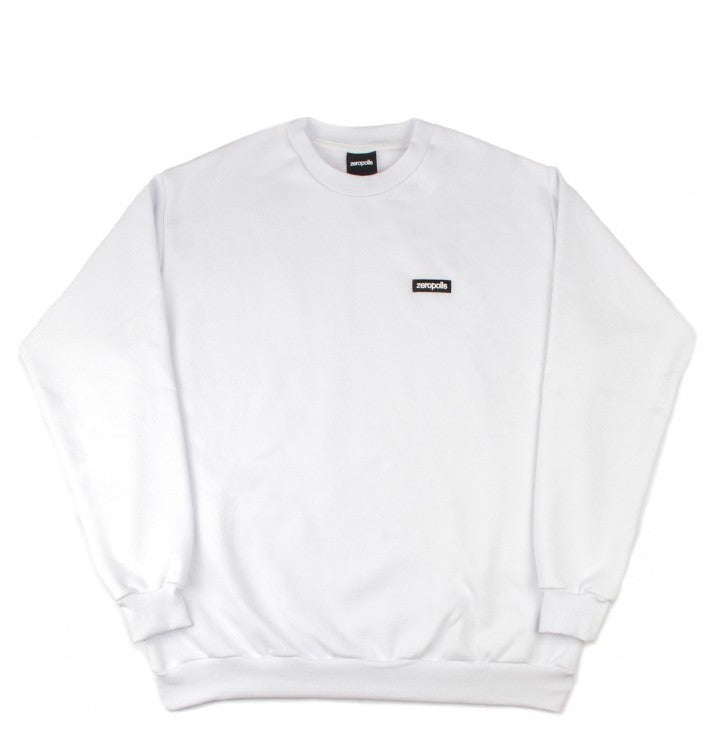 Zeropolis crewneck Mini Box Logo white