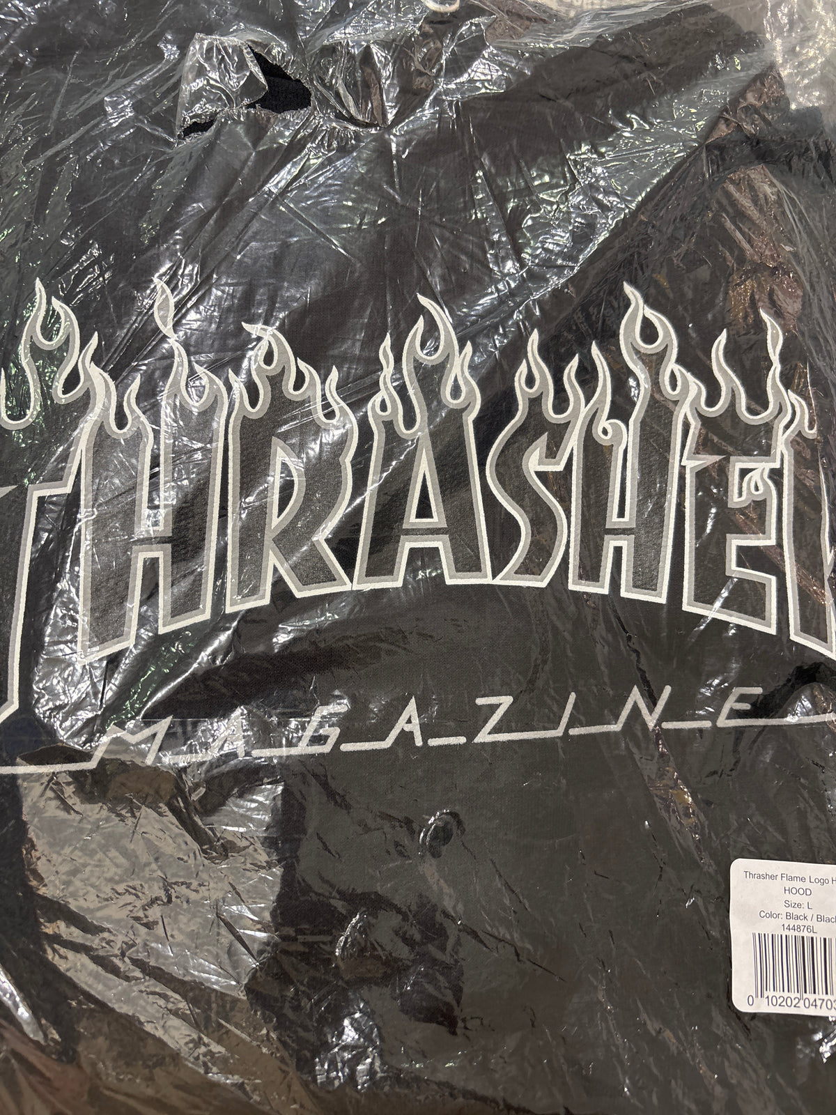 Thrasher Flame Logo hoodie black black