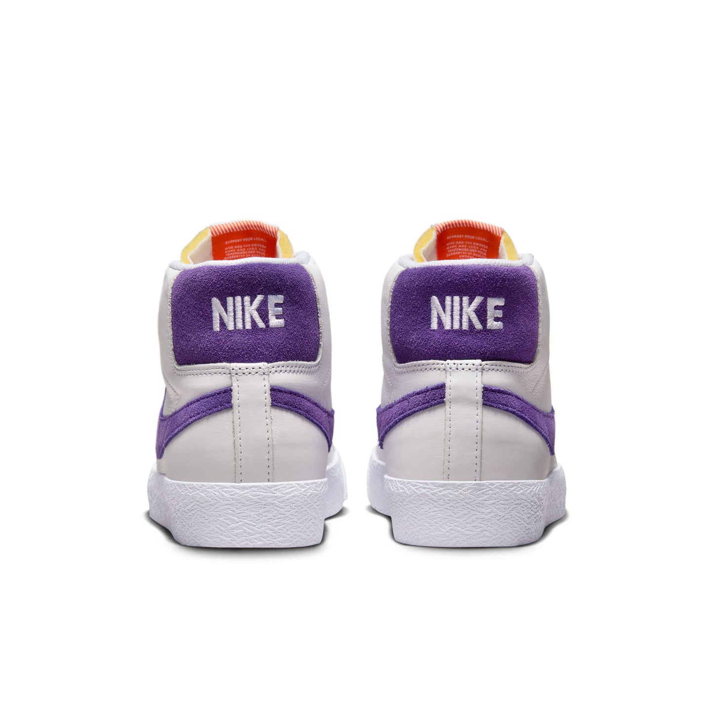 Nike SB Blazer Mid white court purple white gum light brown