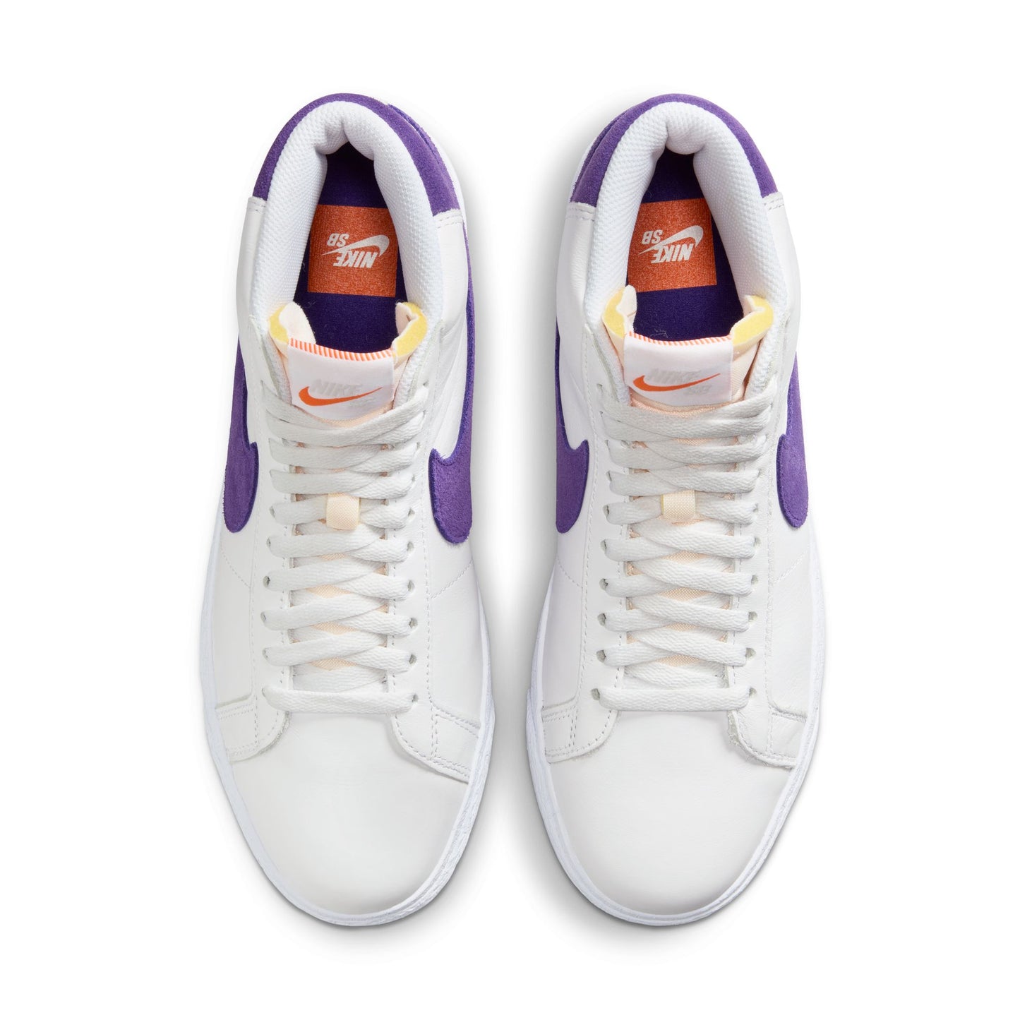 Nike SB Blazer Mid white court purple white gum light brown
