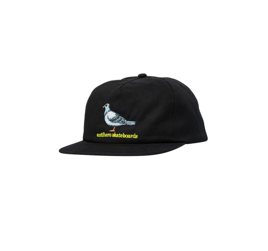 AntiHero Lil Pigeon cap snapback black yellow