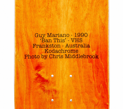 April Guy Mariano deck 1990 Photo Serie 8.38"