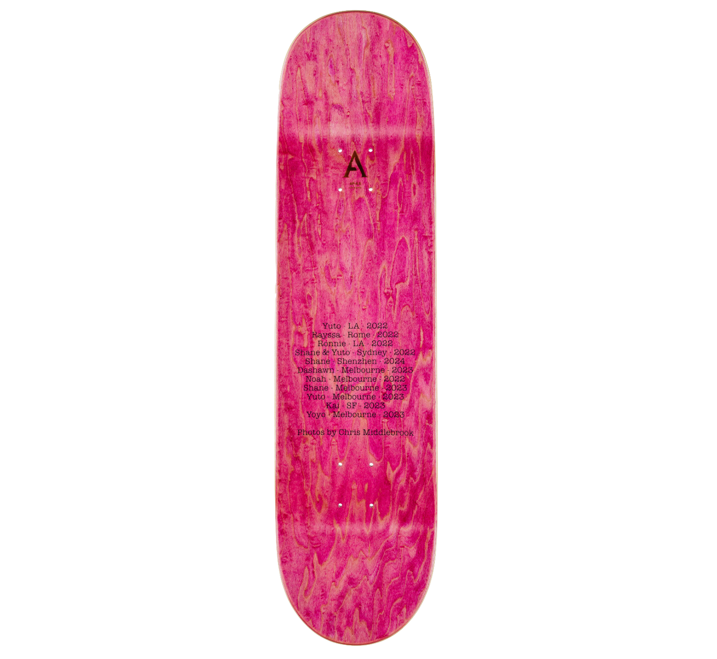 April OG Logo deck Photo Serie 8.5"