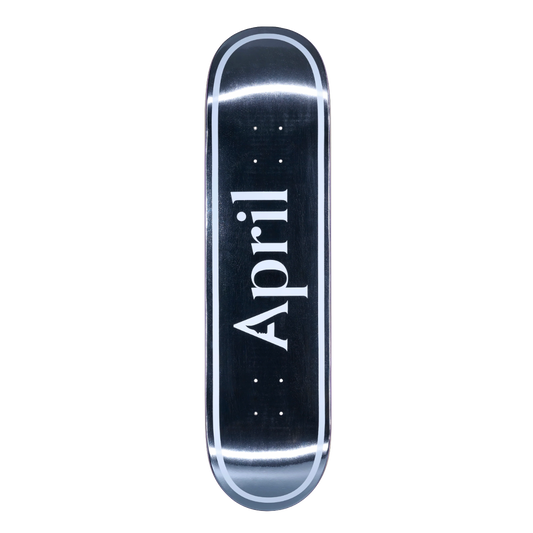 April OG Logo deck silver foil 8.25"
