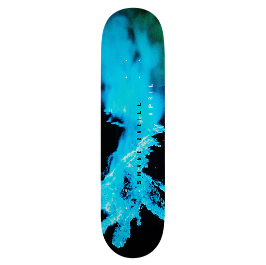 April Shane O'Neill deck blue flow 8.38"