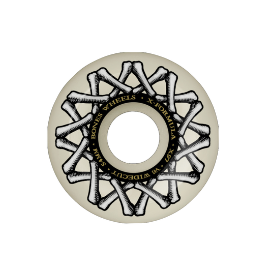 Bones X-Formula wheels V6 Wide Cut 97A 54mm white