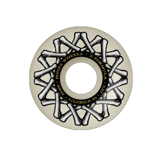 Bones X-Formula wheels V6 Wide Cut 97A 55mm white