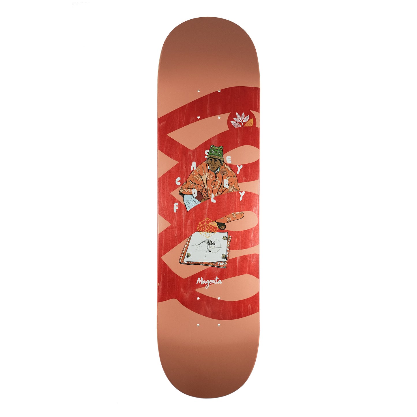 Magenta deck Casey Foley Sacred Snake 8.25"