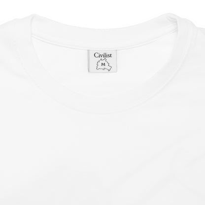 Civilist Don't tee white