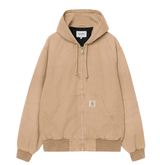Carhartt WIP Active jacket dusty hamilton brown stone canvas