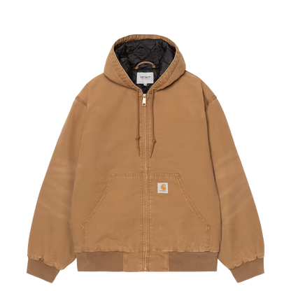 Carhartt WIP Active jacket hamilton brown stone canvas