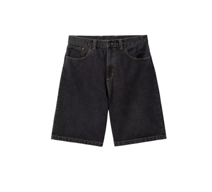 Carhartt WIP Brandon short black stone washed