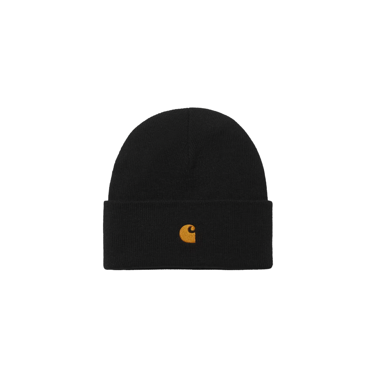Carhartt WIP Chase beanie black gold
