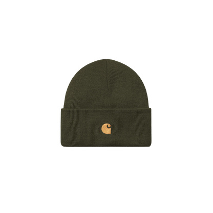 Carhartt WIP Chase beanie olive gold
