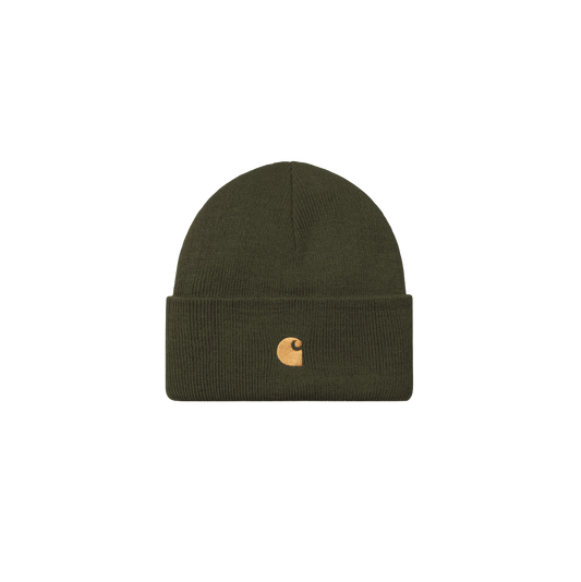Carhartt WIP Chase beanie olive gold