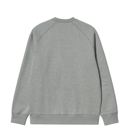 Carhartt WIP Chase crewneck grey heather gold