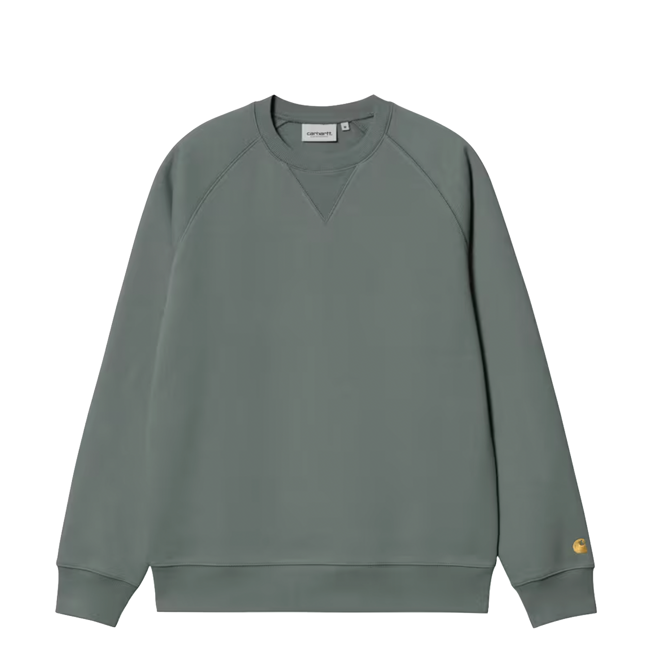 Carhartt WIP Chase crewneck velvet green gold